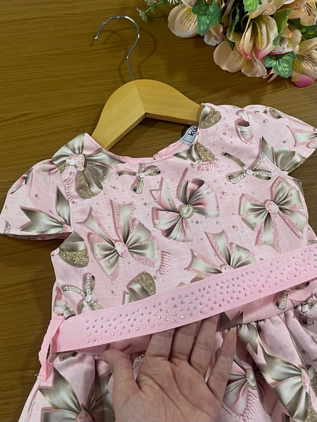 Vestido Infantil Kukie Inverno Tropical Lacinhos