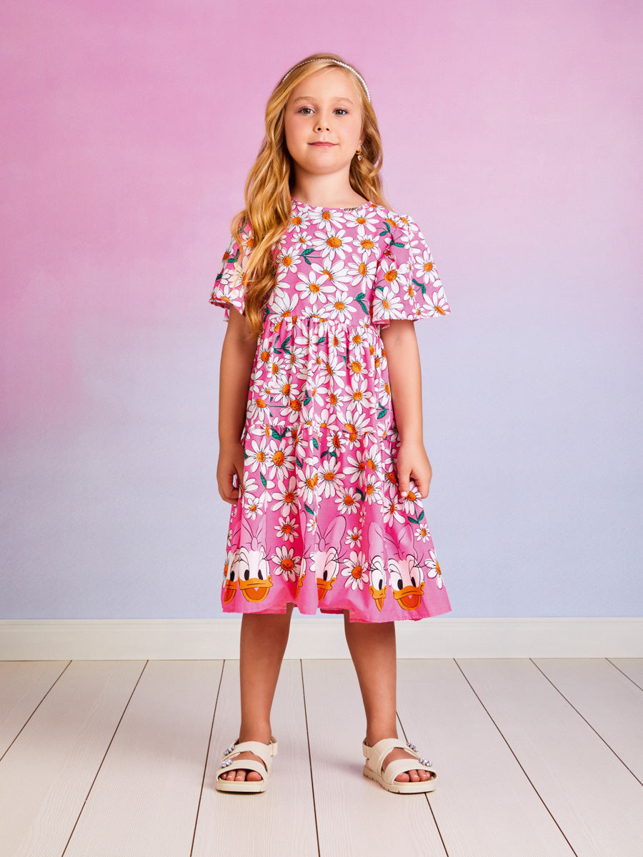 Vestido Infantil Momi Verão Margarida