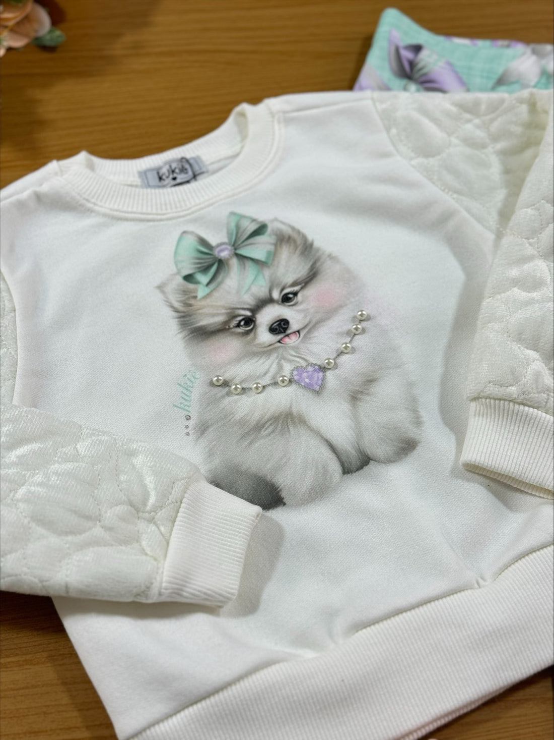 Conjunto Infantil Kukie Inverno Calça Térmica e Blusão Cachorrinho