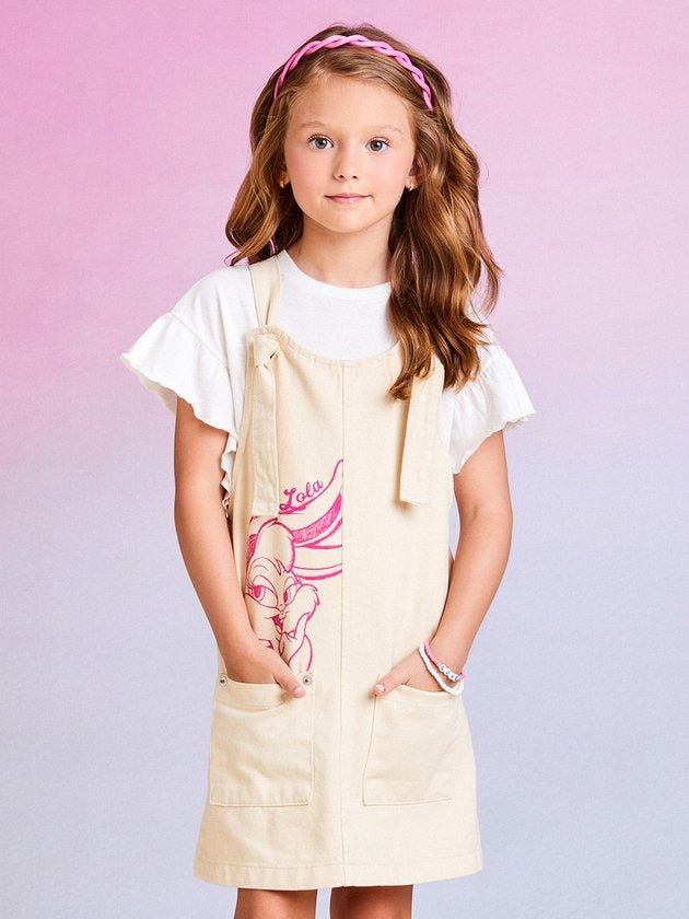 Salopete Infantil Momi Verão Lola