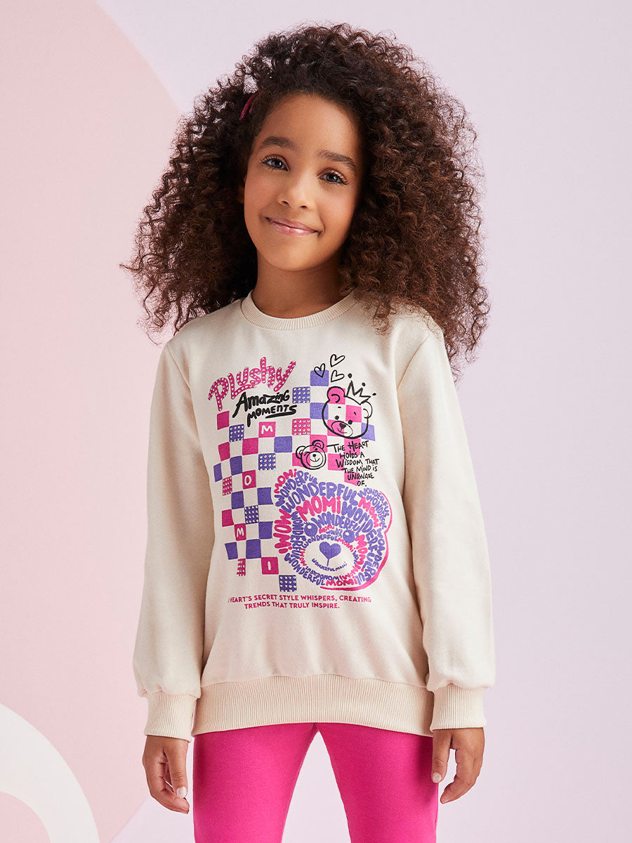 Conjunto Infantil Momi Inverno Legging e Moletom Ursinho
