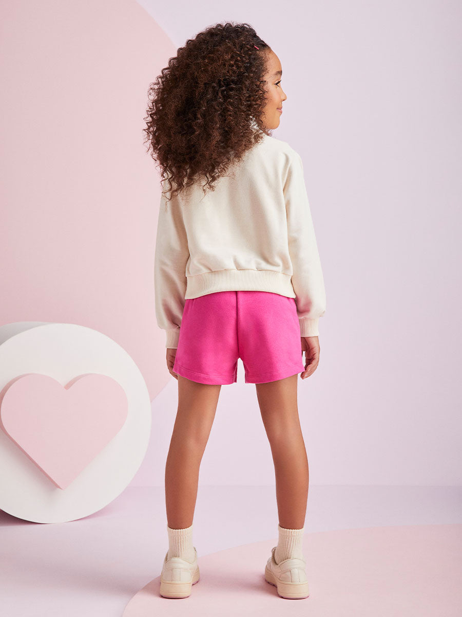 Conjunto Infantil Momi Inverno Shorts e Moletom Ursinho