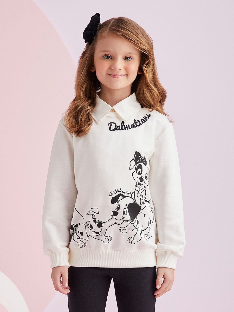 Conjunto Infantil Momi Inverno Legging e Blusa 101 Dálmatas