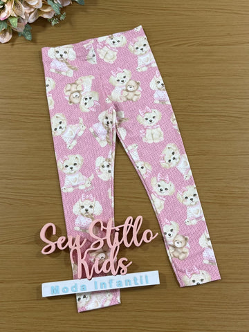 Calça Legging Infantil Kukie Inverno Térmica Cachorrinha