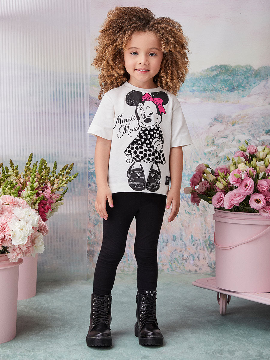 Conjunto Infantil Animê Inverno Calça e Blusa Minnie