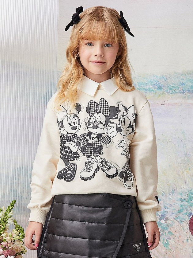 Moletom Infantil Animê Inverno Minnie Disney