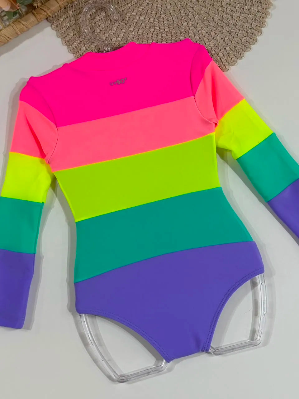 Maiô Infantil Siri Kids Manga Longa Colorido Kiara Euforia 43025