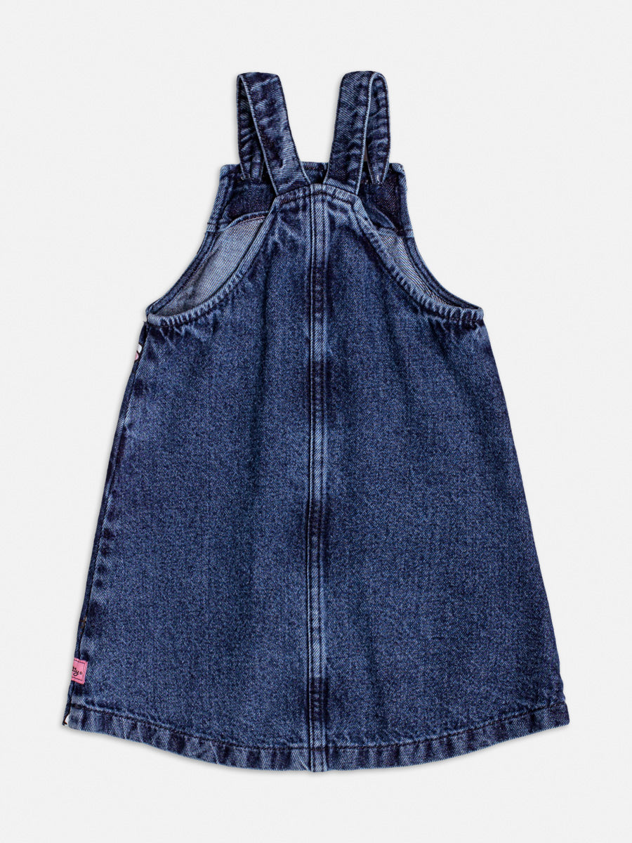 Salopete Infantil Momi Jeans Hello Kitty