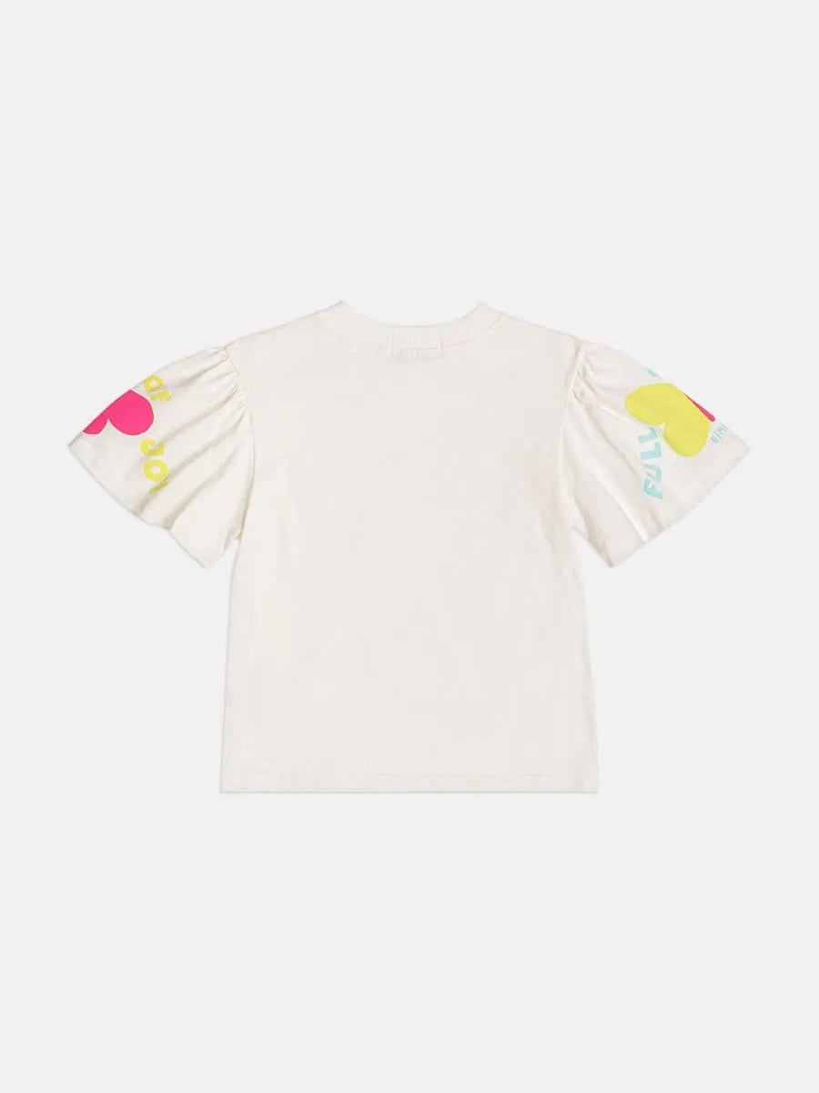 Blusa Infantil Menina Bimbi Branca Borboletinha