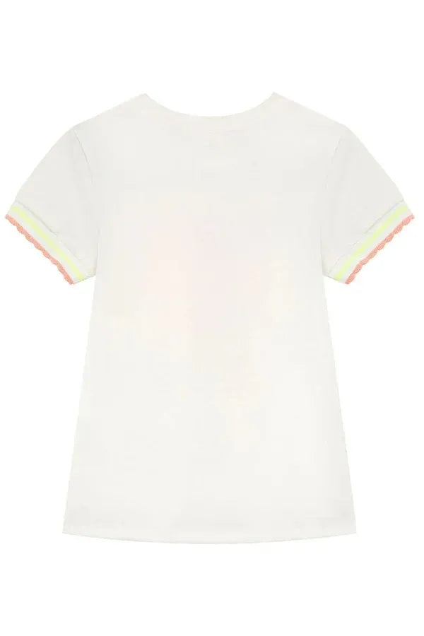 Blusa Infantil Menina Kukiê Branca Milk Shake