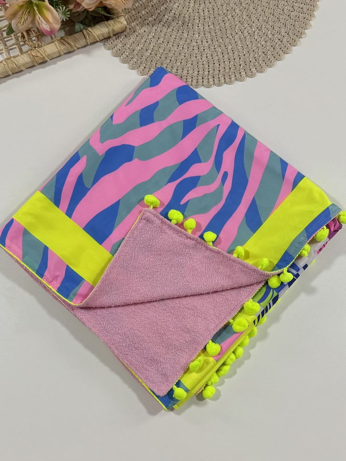 Toalha Infantil Siri Kids Cristal Zebra 40701
