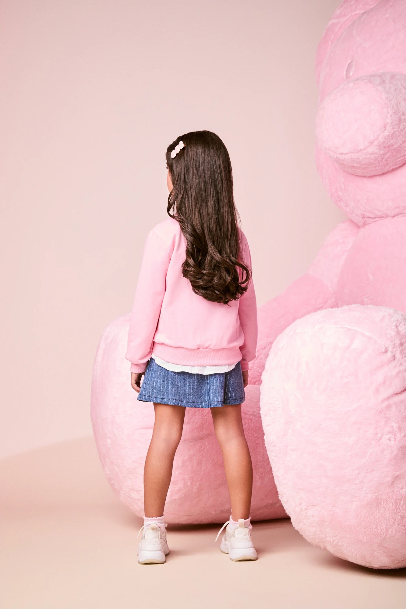 Moletom Infantil Momi Inverno Rosa Hello Kitty