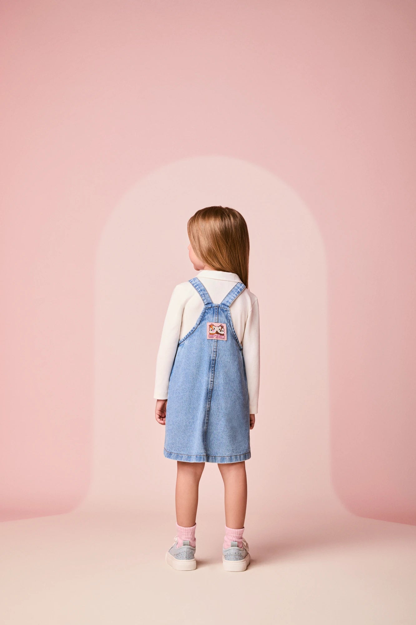 Salopete Infantil Momi Inverno Jeans Tico e Teco Disney