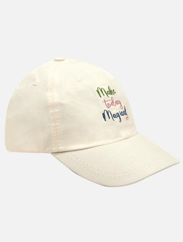 Boné Infantil Catavento Verão Off White