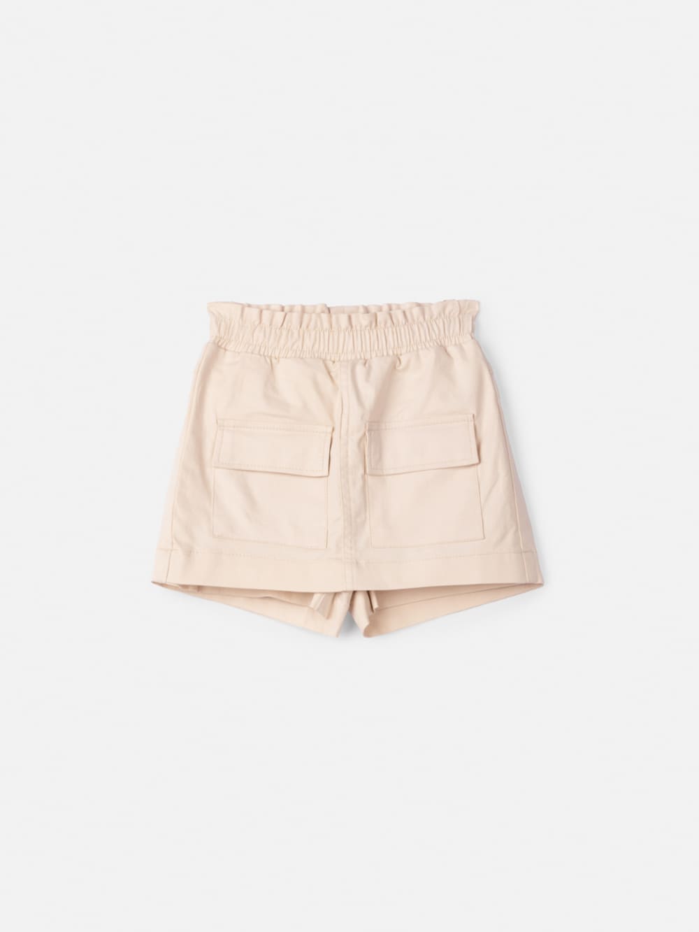 Conjunto Infantil Animê Verão Shorts Saia Bege e Blusa Minnie Laço Disney