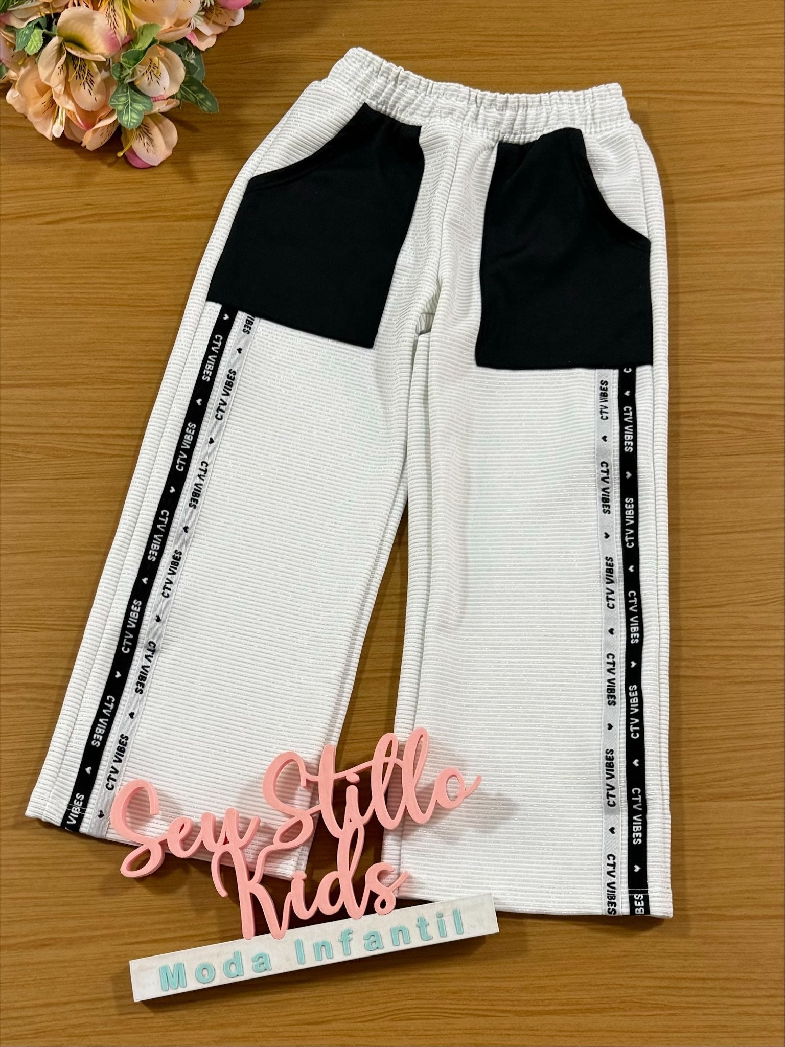 Conjunto Infantil Catavento Inverno Calça e Jaqueta Brilho