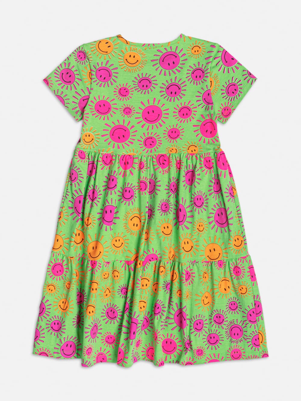 Vestido Infantil Momi Verão Verde Solzinho