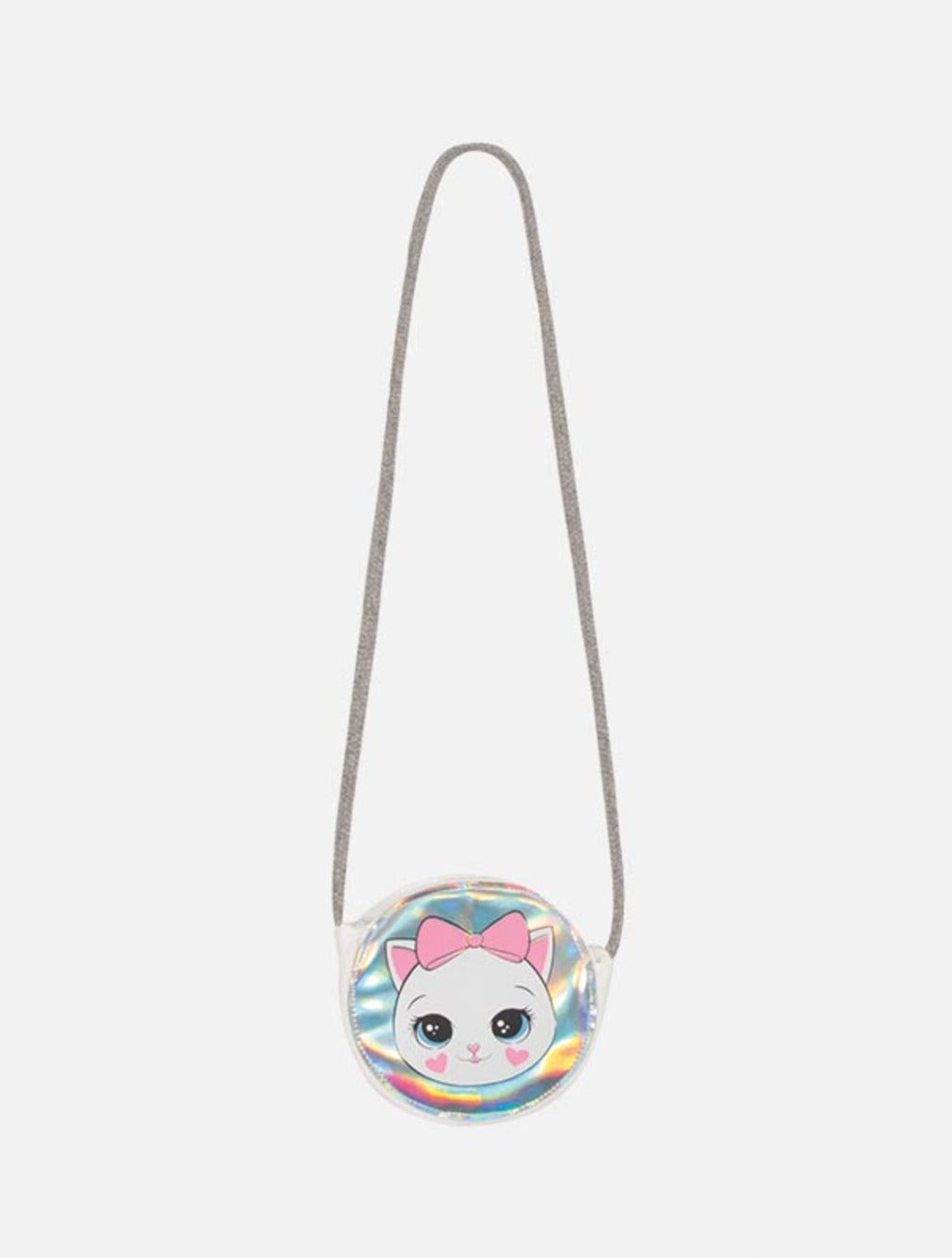 Vestido Infantil Cinti Verão Lilás com Bolsinha Gatinha