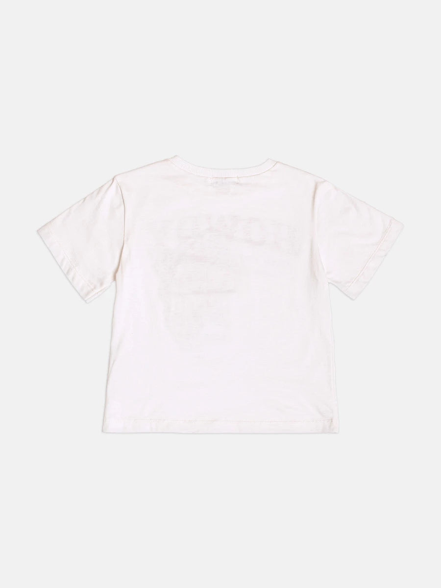 Blusa Infantil Momi Inverno Manga Curta Ursinha Howdy