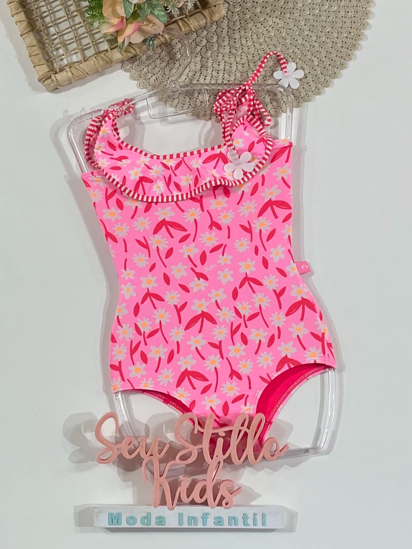 Maiô Infantil Siri Kids Rosa Sasha Bela 43084