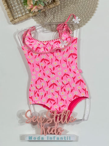 Maiô Infantil Siri Kids Rosa Sasha Bela 43084