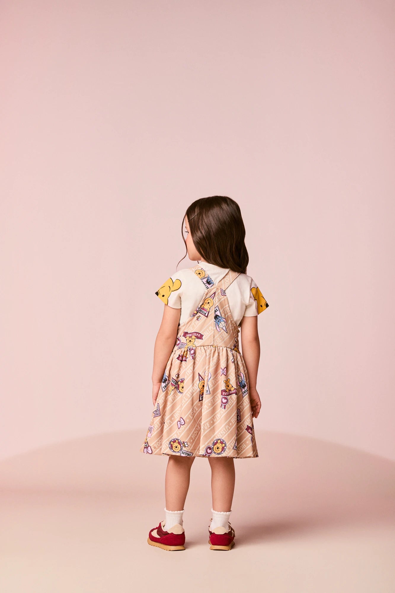 Salopete Infantil Momi Inverno Bege Ursinho Pooh