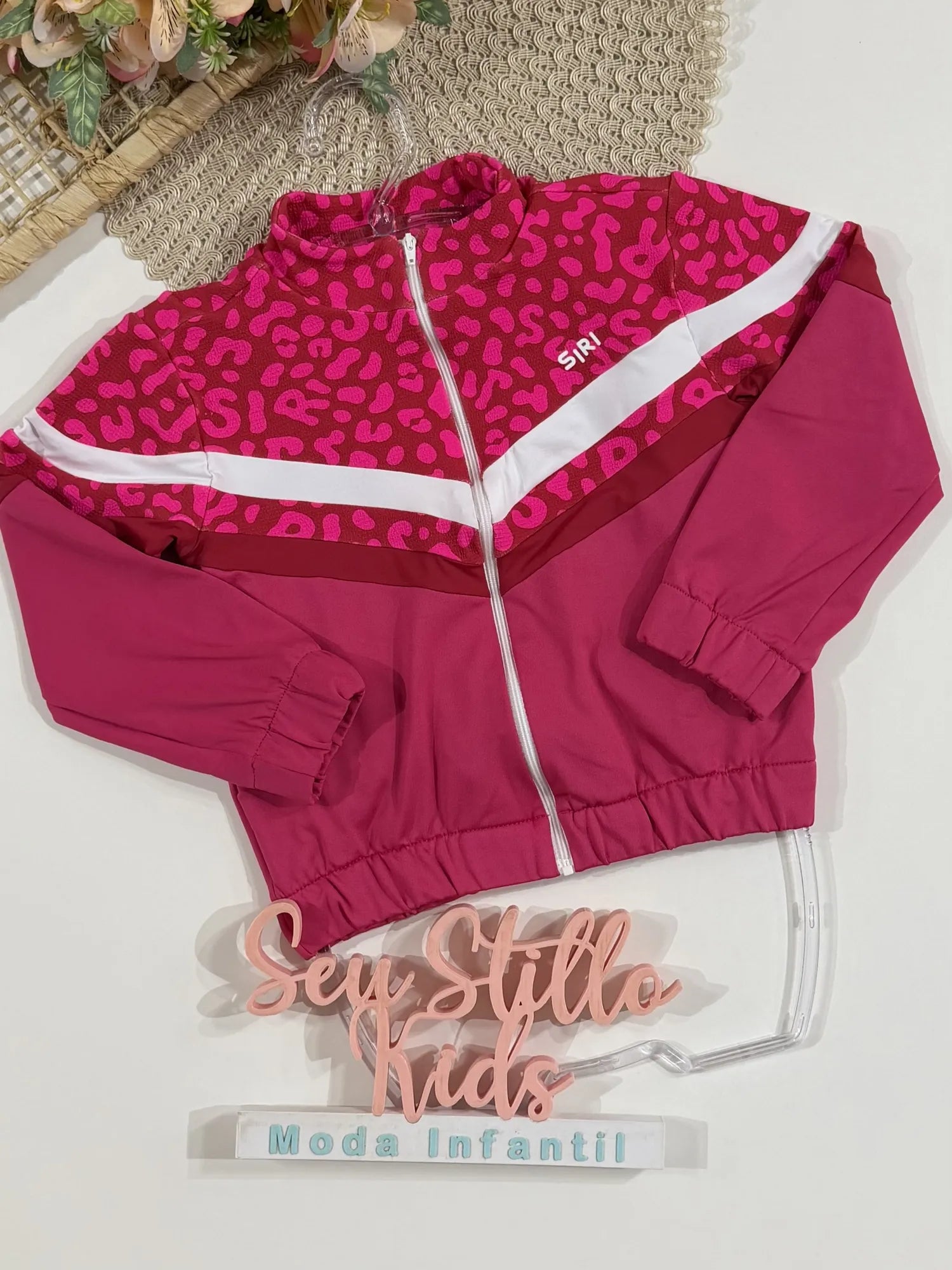 Jaqueta Infantil Siri Kids Sport Bia Pink 42679