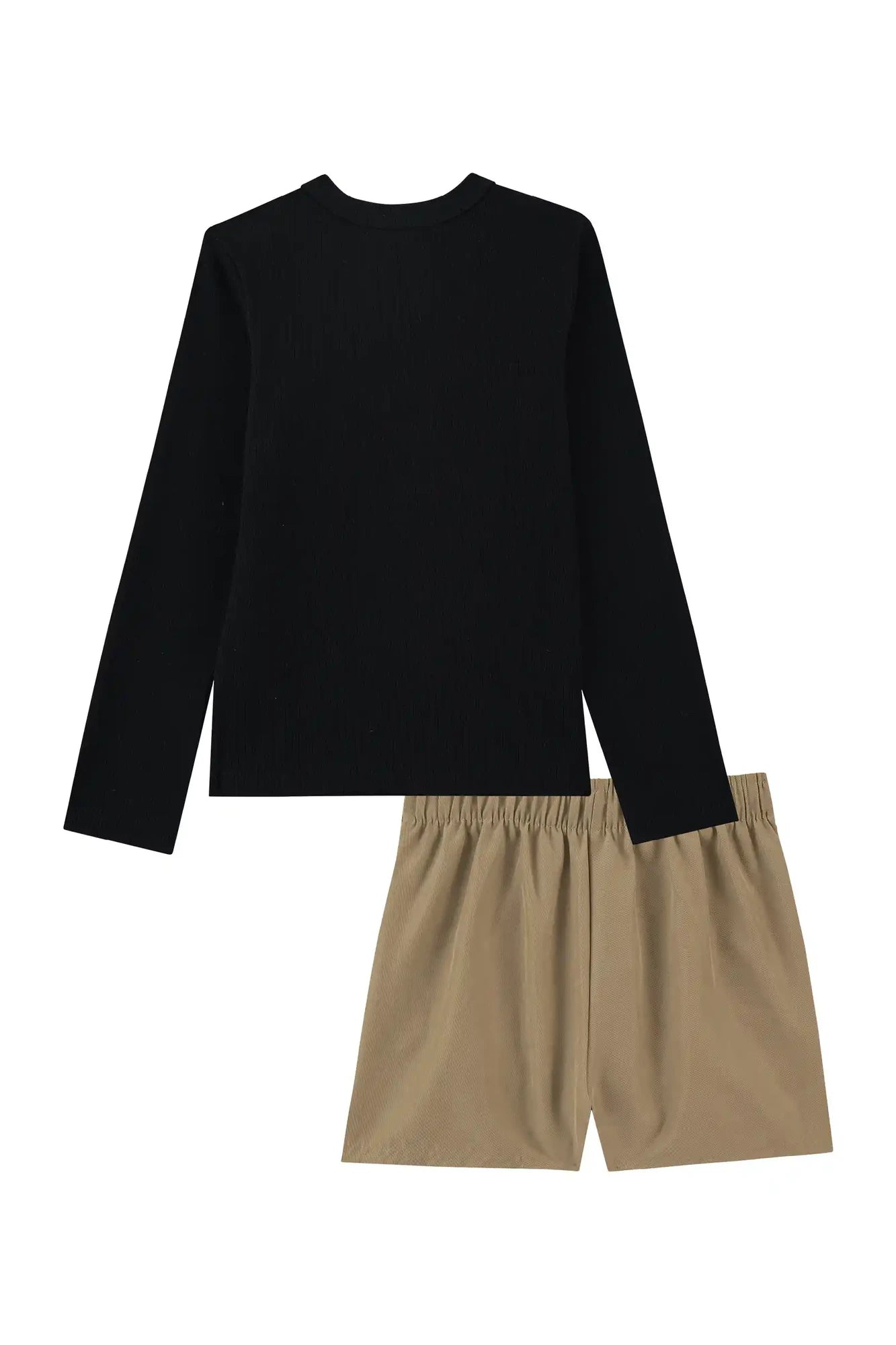 Conjunto Infantil Kukiê Inverno com Shorts e Blusa Manga Longa Safari Explorer