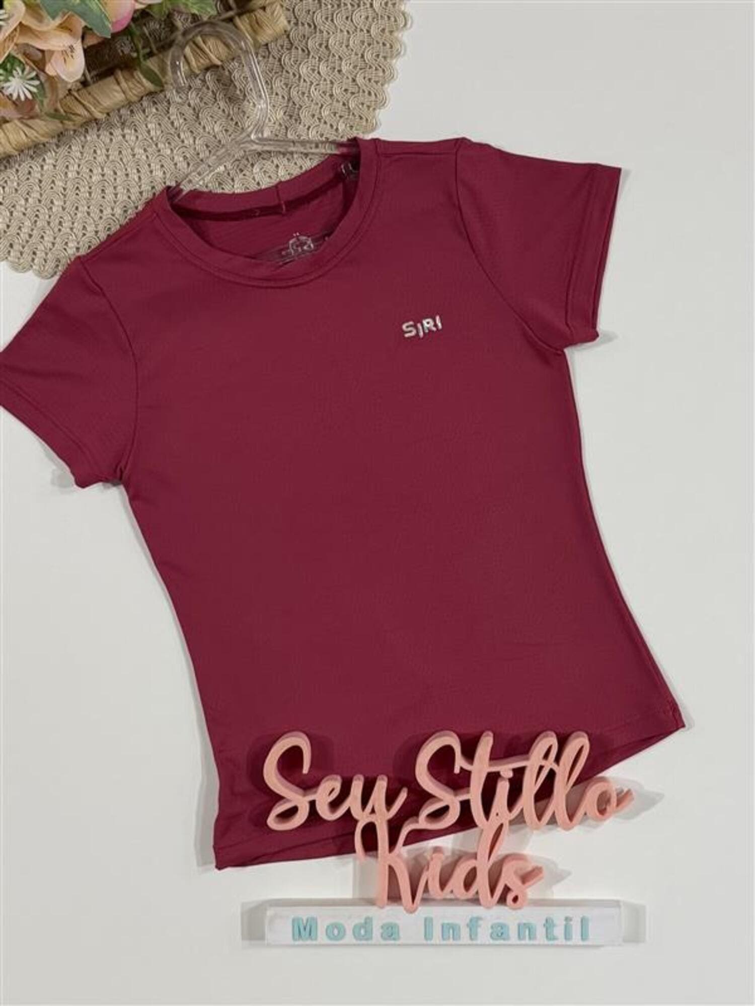 Blusa Infantil Siri Kids Sport Maria New Vermelha 42987