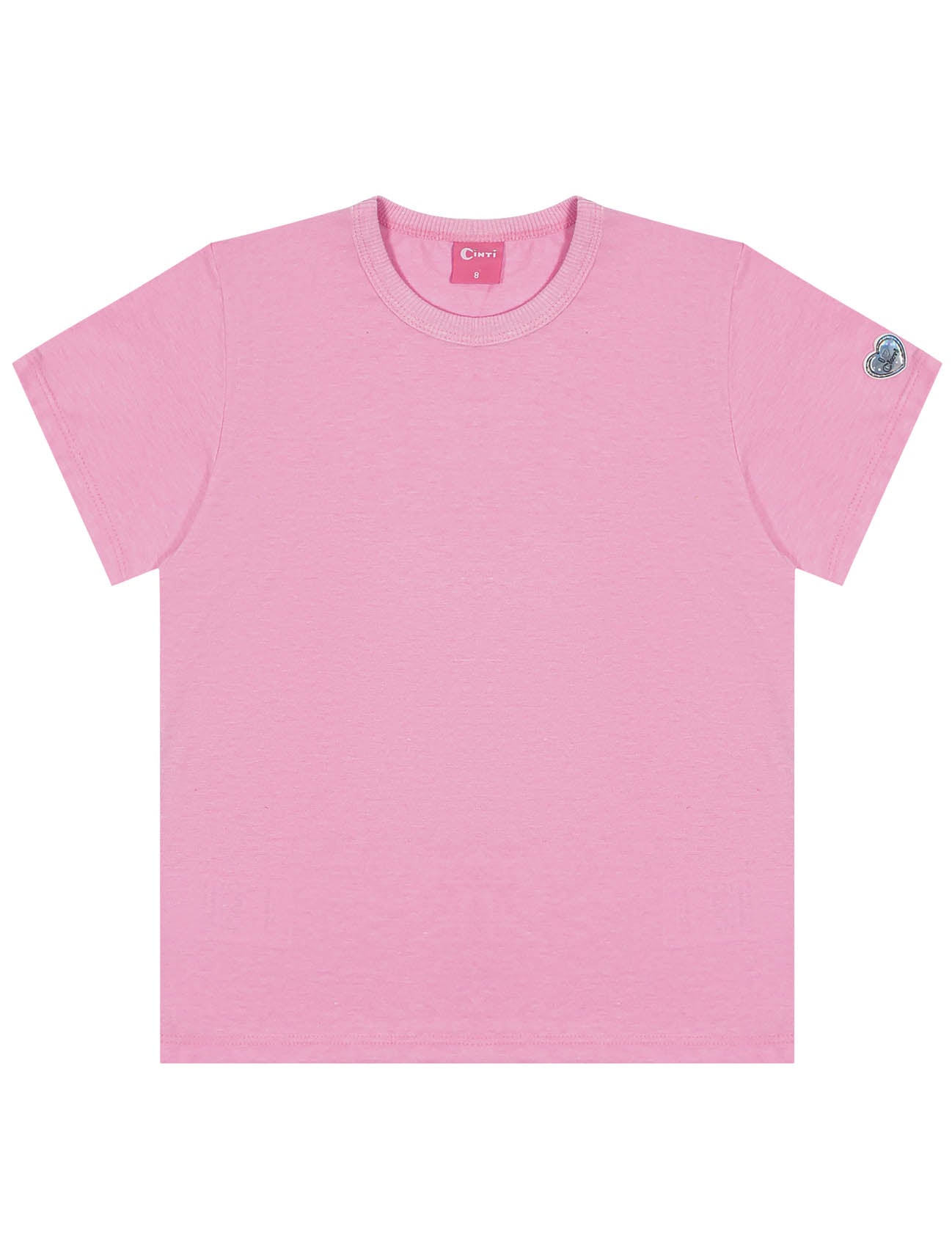 Salopete Infantil Cinti Verão Moranguinho com Blusa Rosa