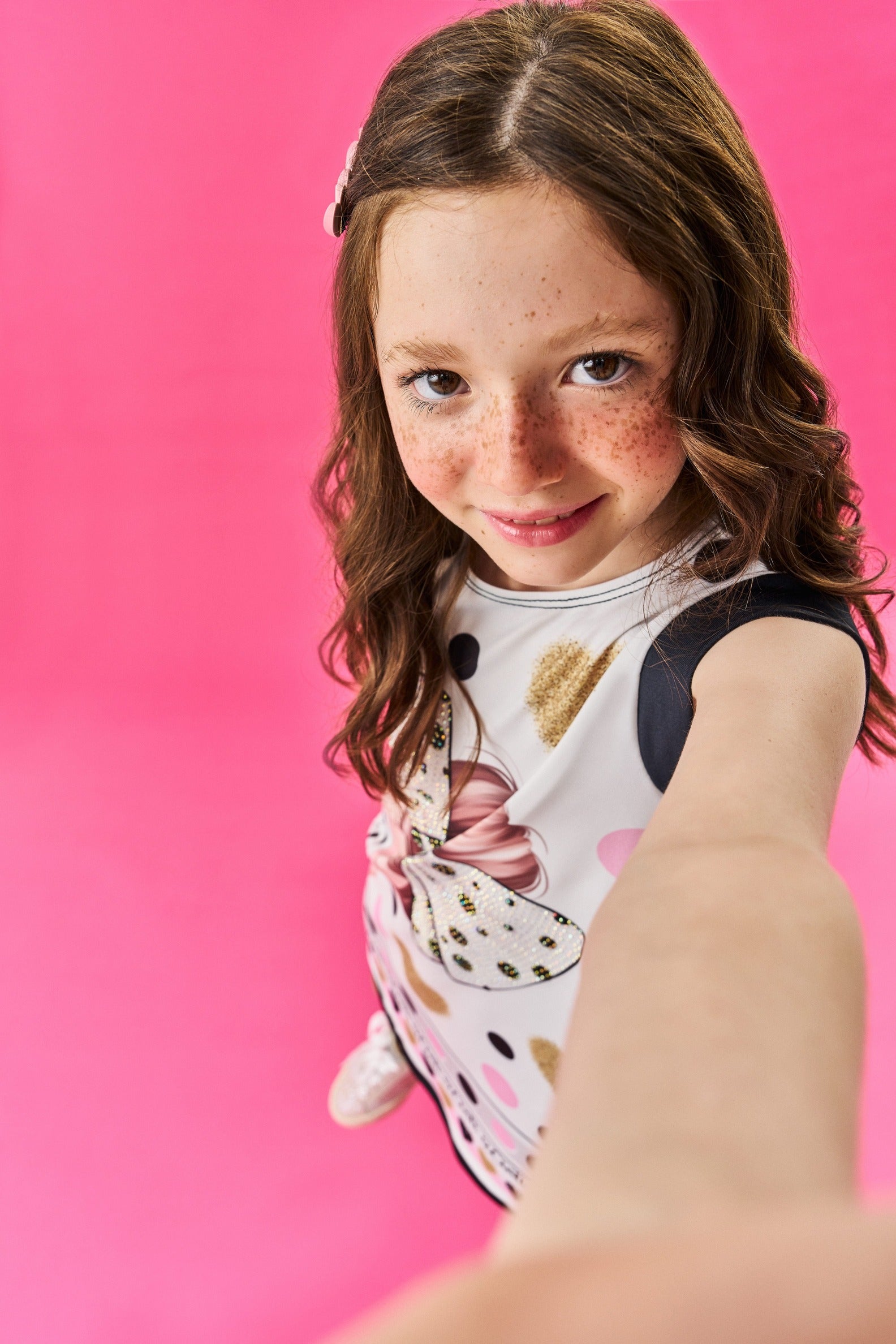 Vestido Infantil Cinti Verão Preto Menina Laço