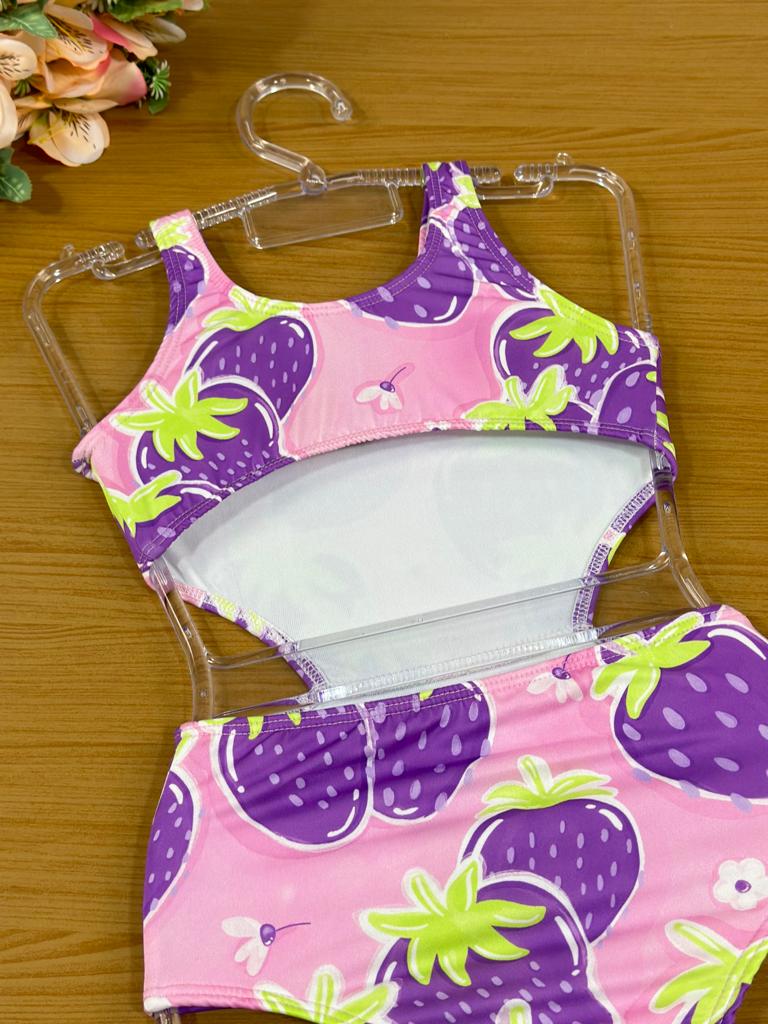 Maiô Infantil Mon Sucre Verão Frutinhas