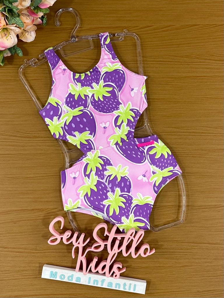 Maiô Infantil Mon Sucre Verão Frutinhas