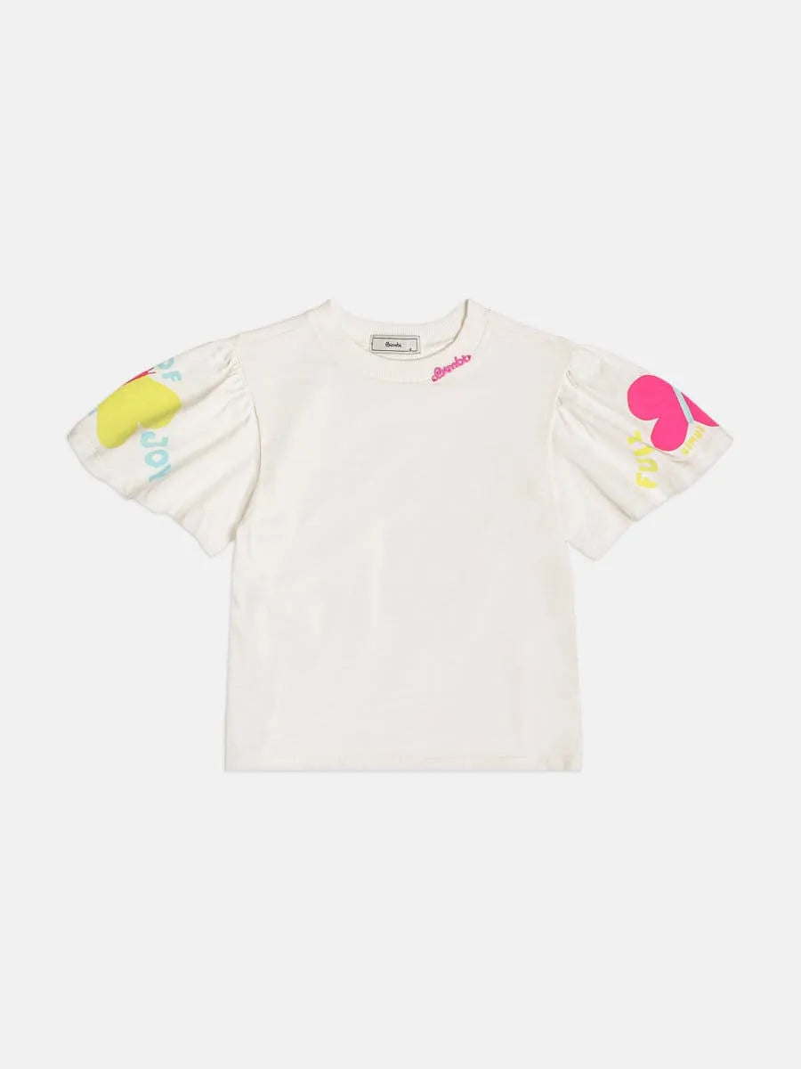 Blusa Infantil Menina Bimbi Branca Borboletinha
