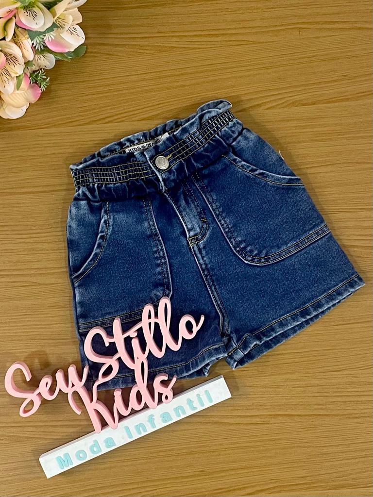 Shorts Jeans Infantil Catavento