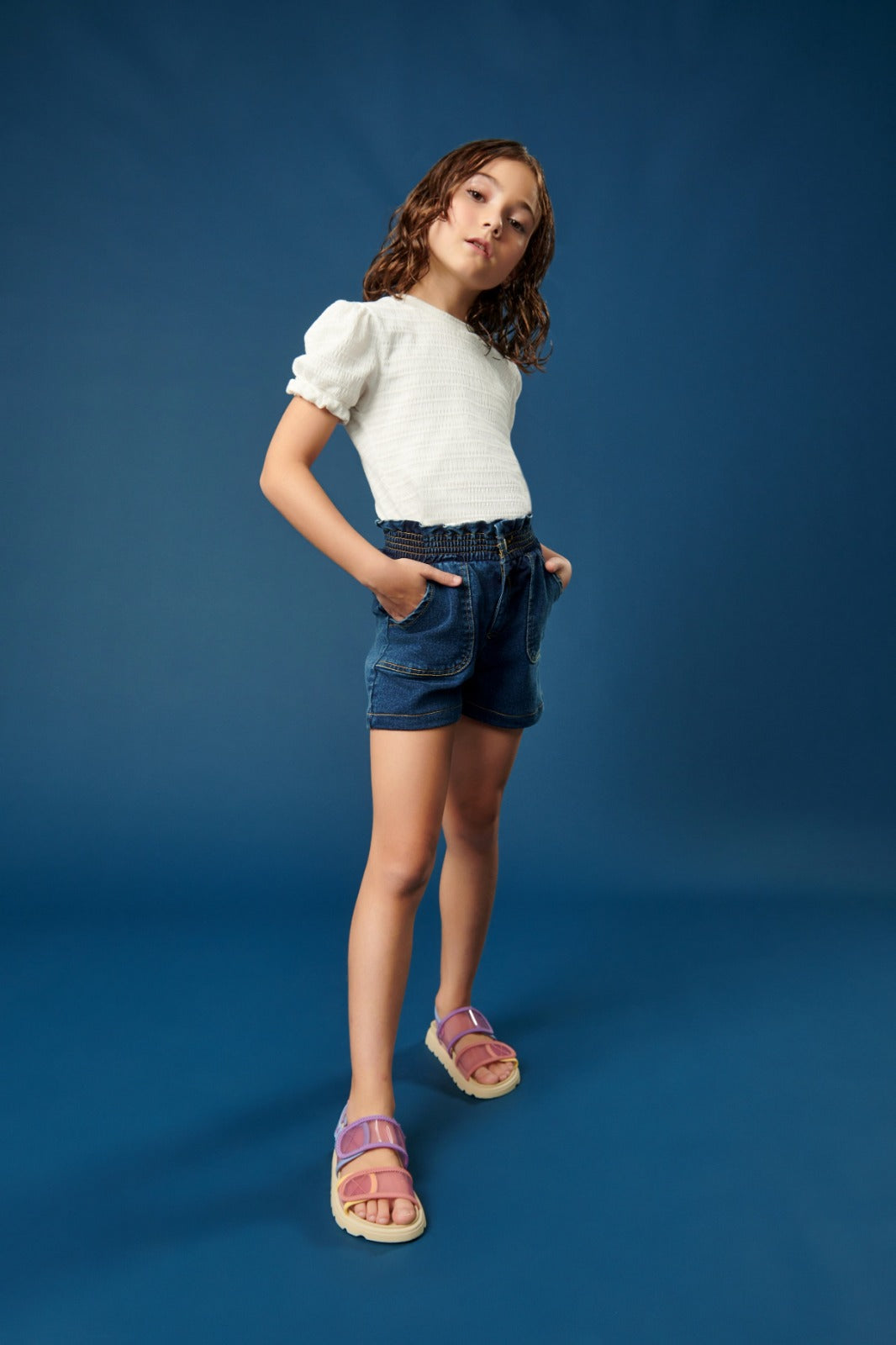 Shorts Jeans Infantil Catavento