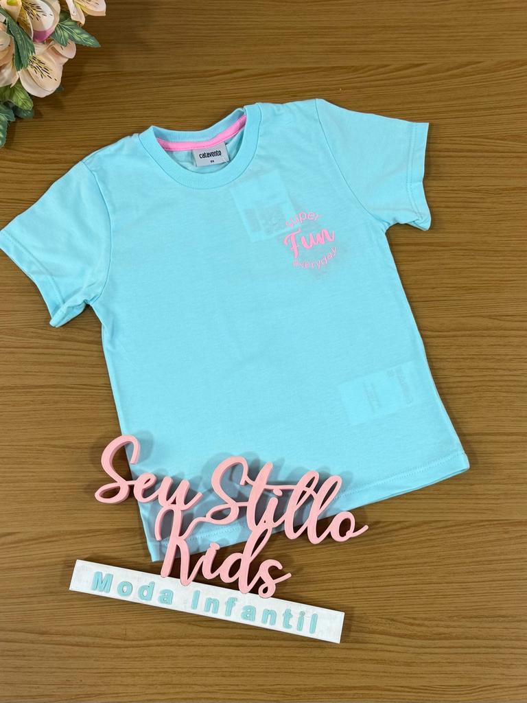 Blusa Infantil Catavento Verão Azul