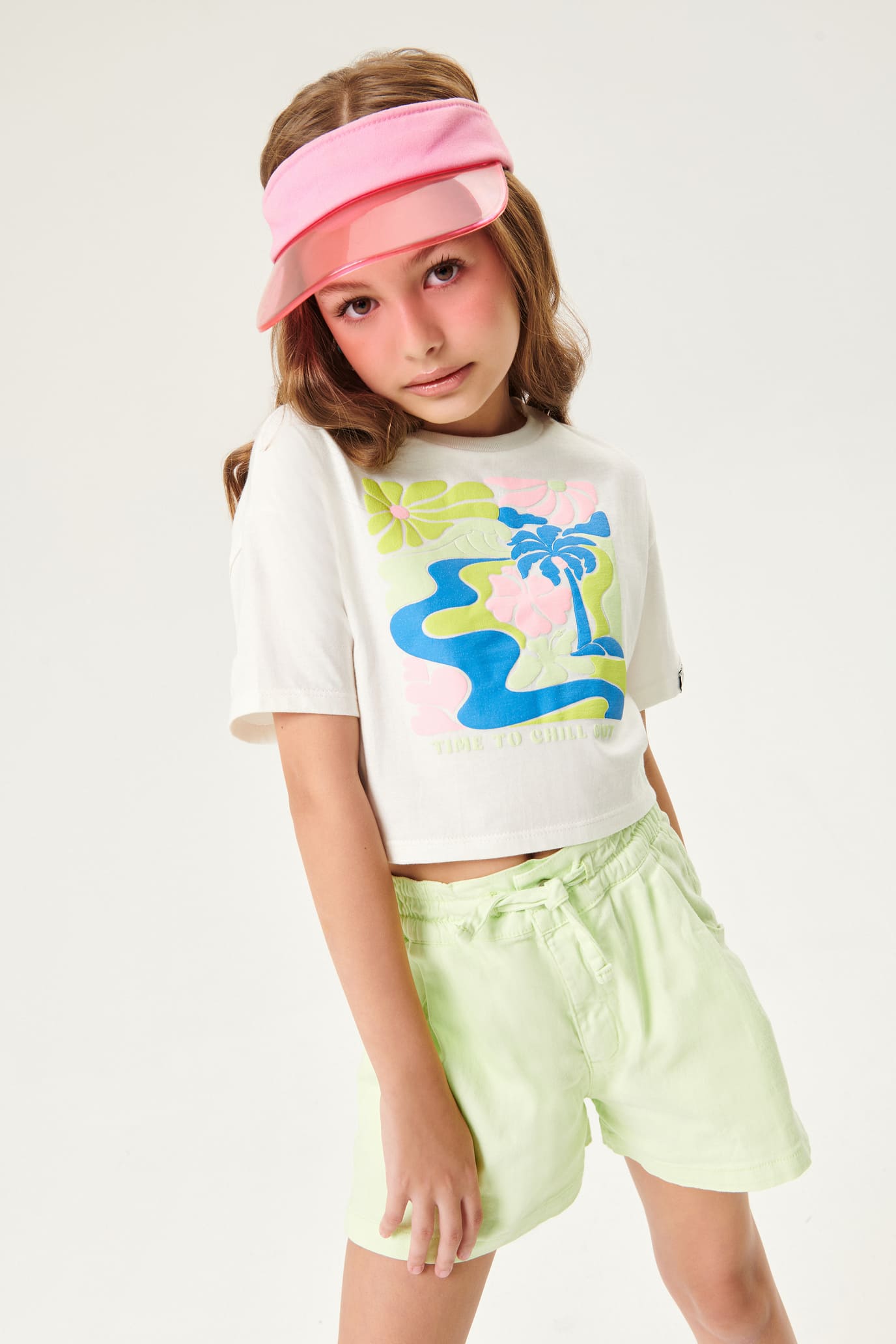 Blusa Infantil Catavento Verão Rosa Paraiso