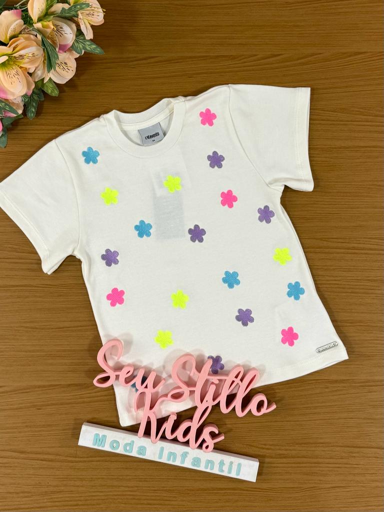 Blusa Infantil Catavento Verão Branca