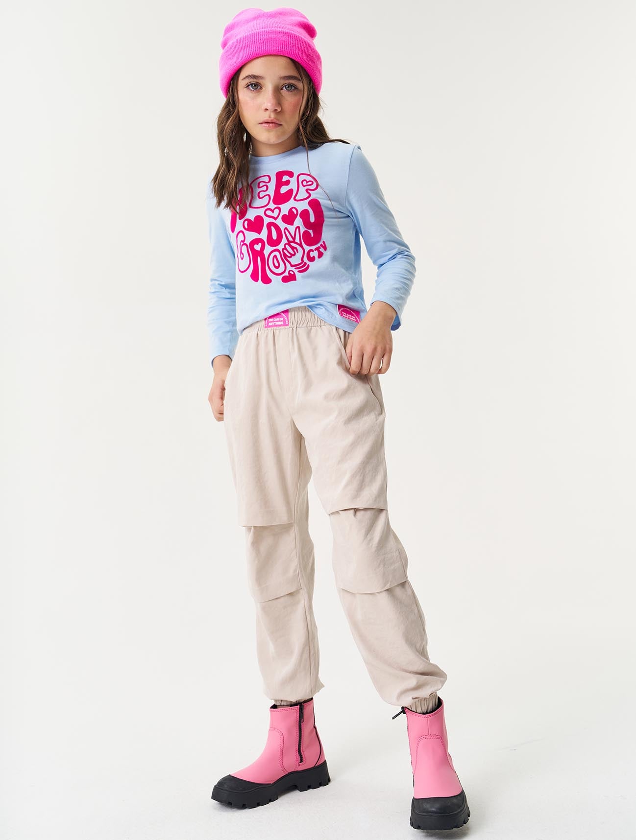 Calça Infantil Catavento Inverno Bege