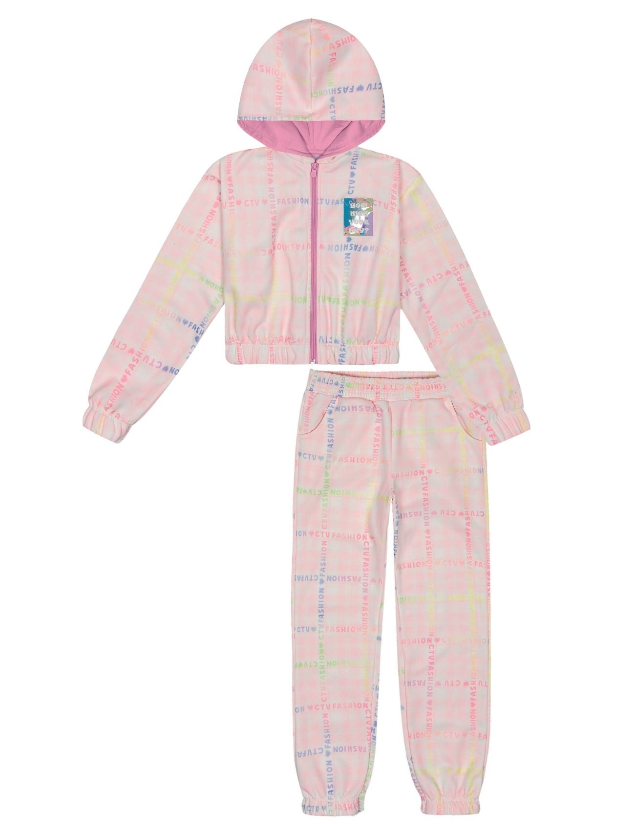 Conjunto Infantil Catavento Inverno Calça e Jaqueta Barbie Fashion