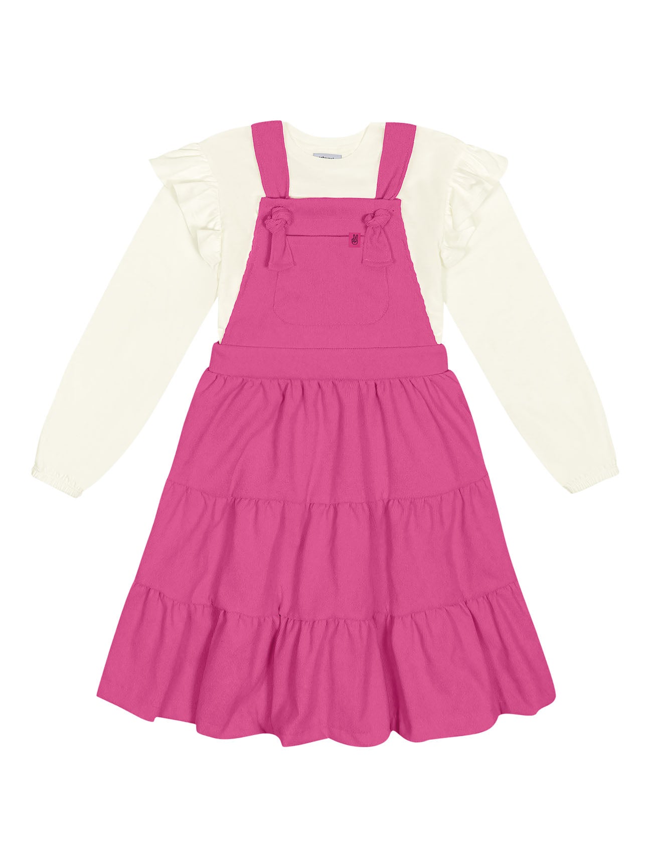 Salopete Infantil Catavento Inverno com Blusa Manga Longa
