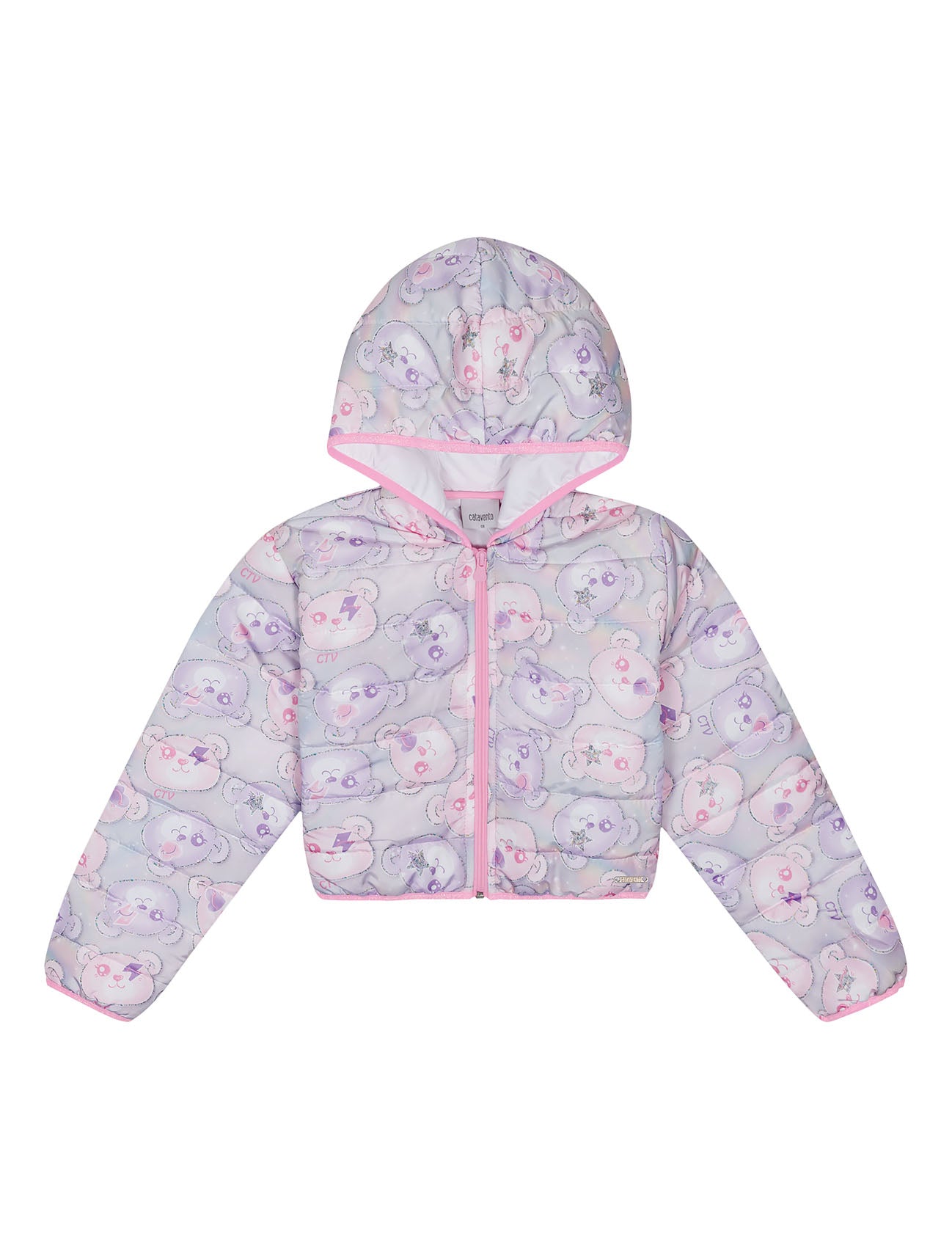 Jaqueta Infantil Catavento Inverno Puffer Ursinhos
