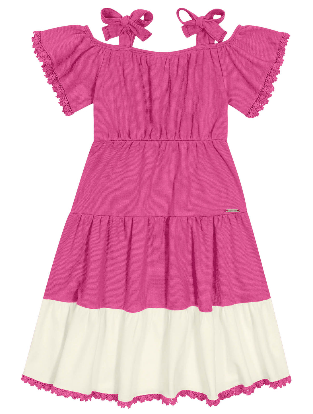 Vestido Infantil Catavento Verão Três Marias Rosa