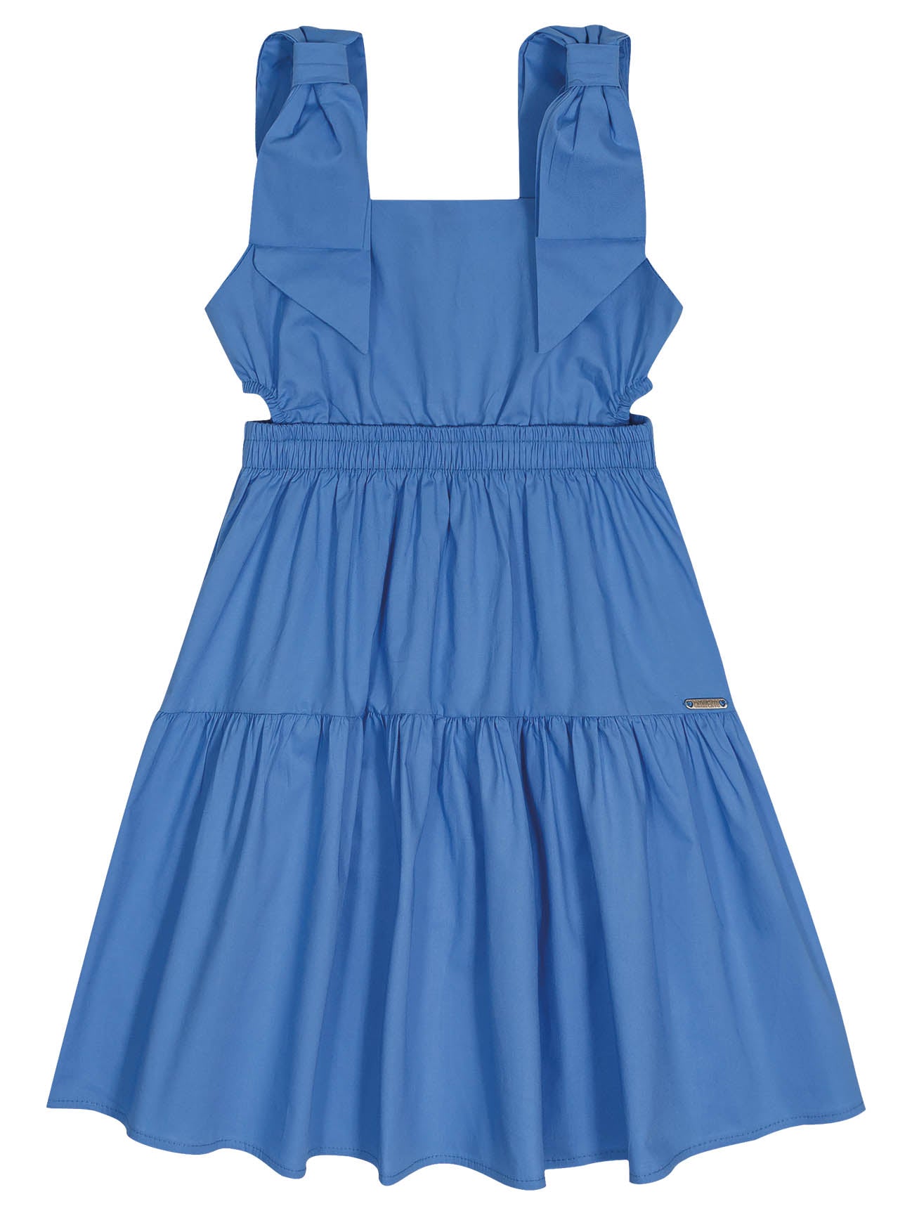 Vestido Infantil Catavento Verão Azul Hortênsia