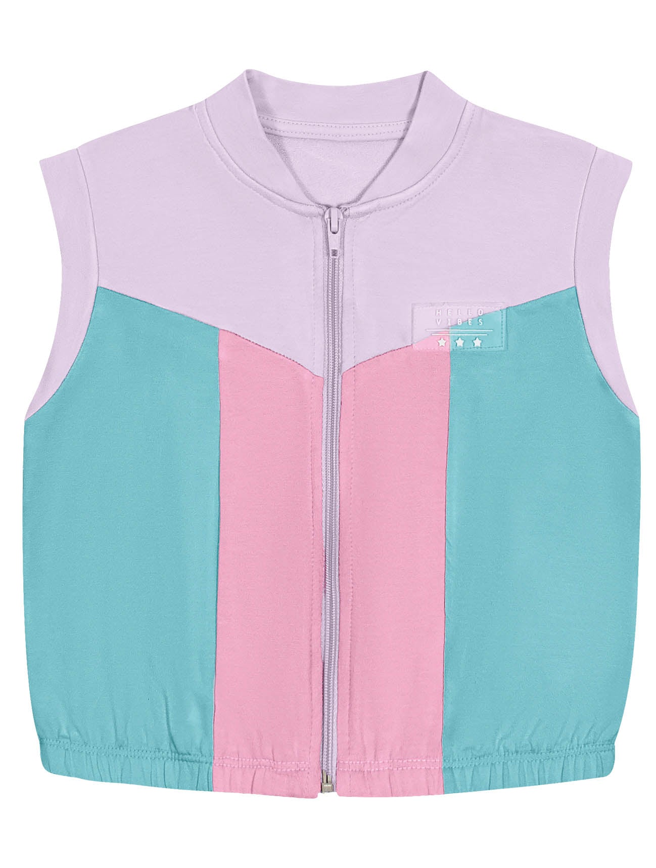 Conjunto Infantil Catavento Verão Shorts e Blusa Colors com Colete