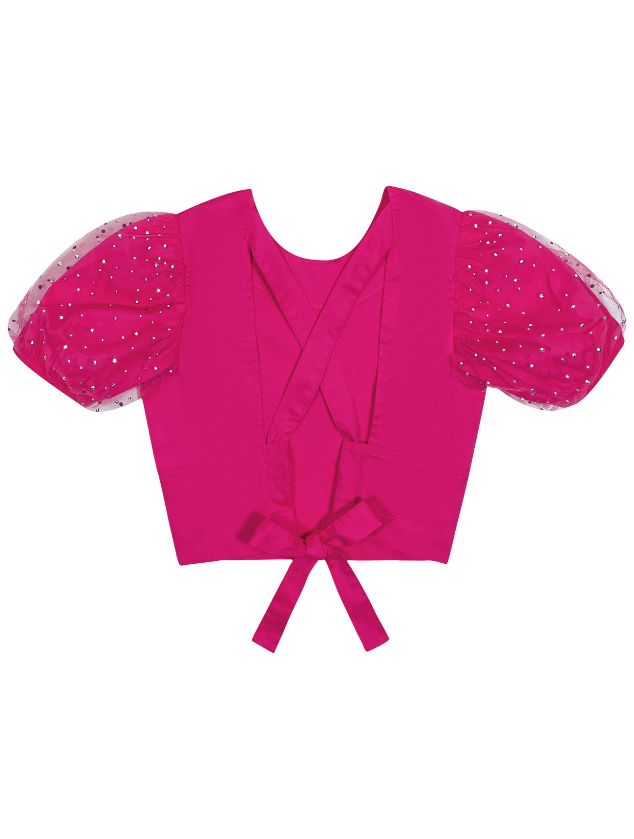 Conjunto Infantil Catavento Verão Saia e Blusa Pink Brilhos