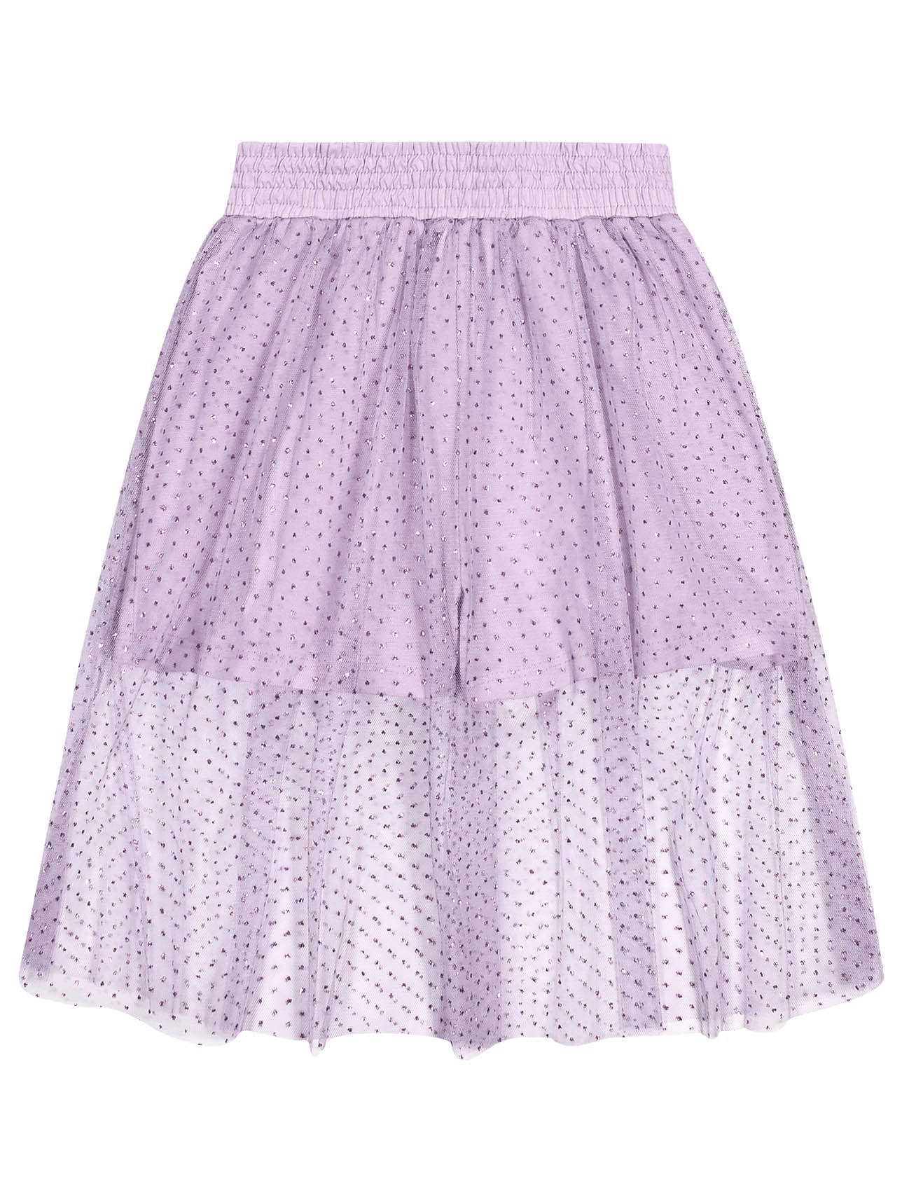 Conjunto Infantil Catavento Verão Saia Tule e Blusa Lilás Dreams
