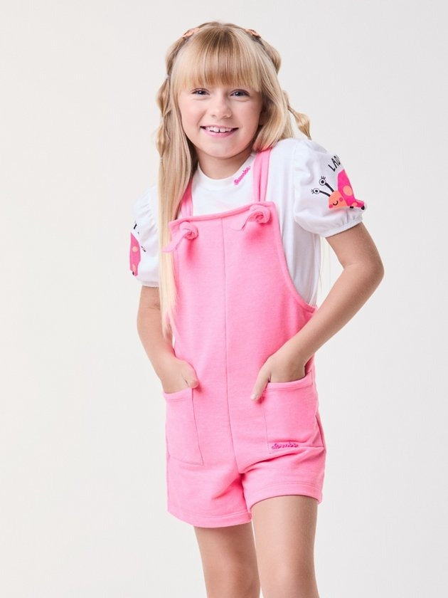 Blusa Infantil Bimbi Verão Branca Joaninha