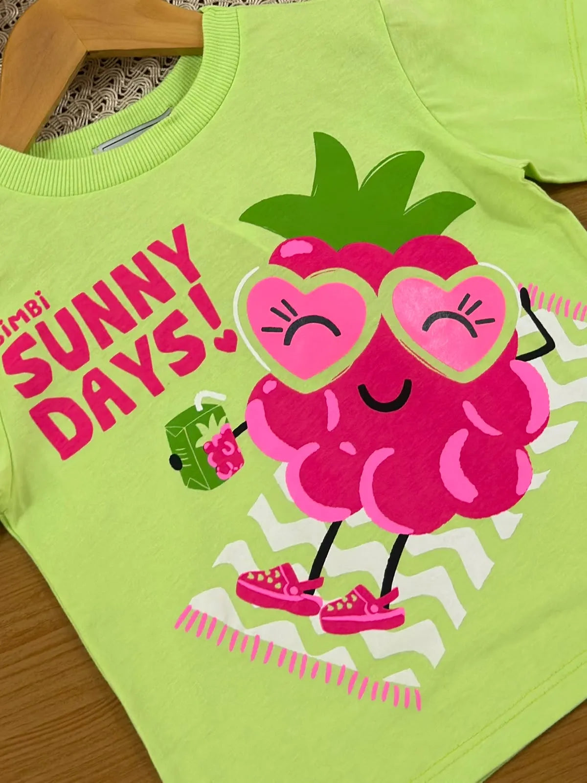 Blusa Infantil Menina Bimbi Verde Sunny Days